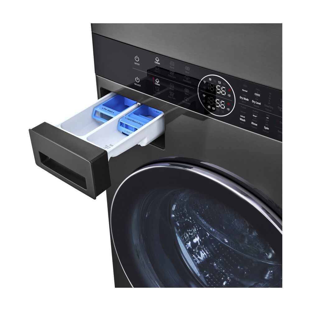 LG WT1716BBF LAVASCIUGA, Caricamento frontale, capacit&agrave; lavaggio 17 kg, capacit&agrave; asciugatura 16 kg, 6 programmi, Profondit&agrave; 77 cm, Giri 1100 rpm, Essence Black Steel, Classe E - PRMG GRADING ROBN - 10%, image number 19
