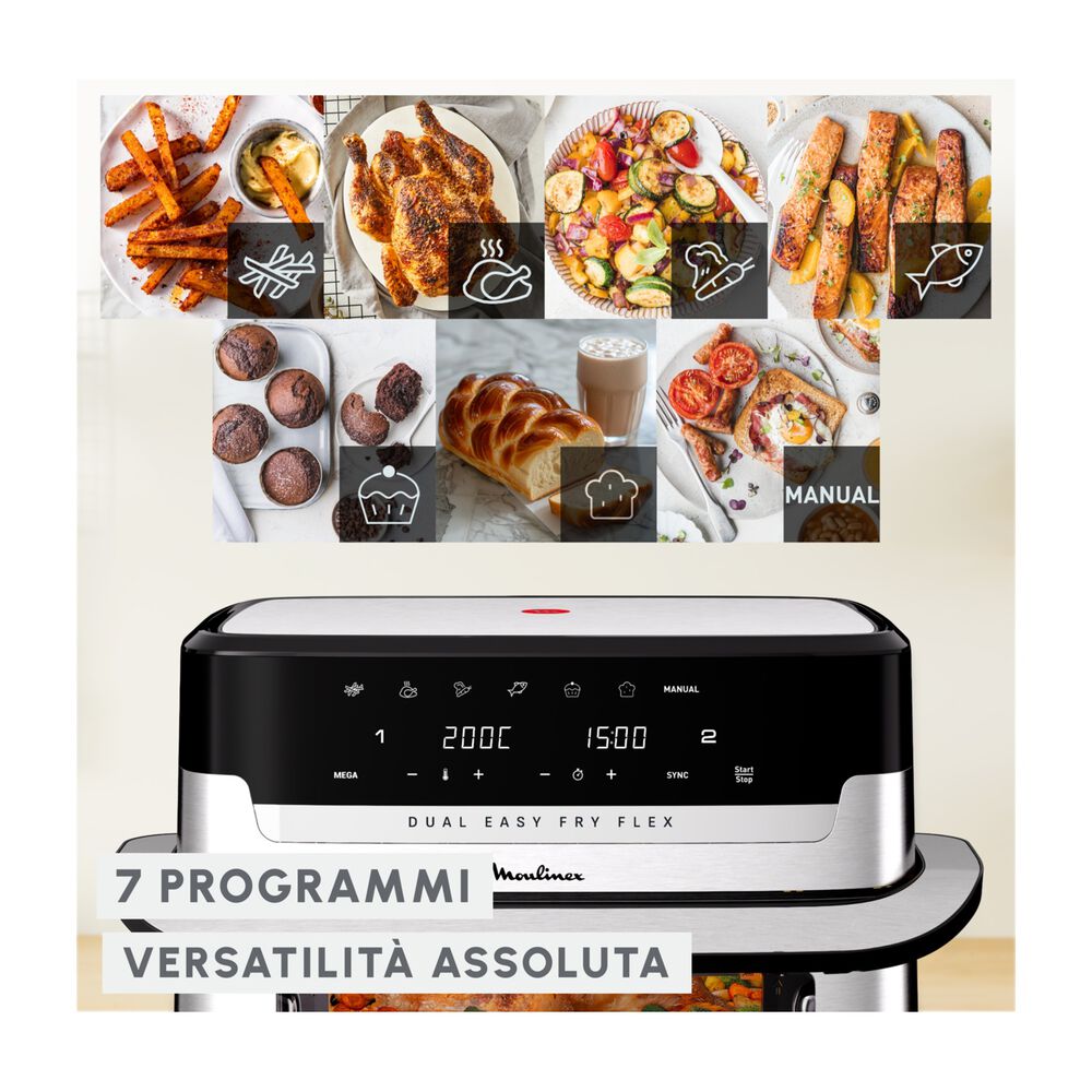 Dual Easy Fry FLex EZ922D, image number 7