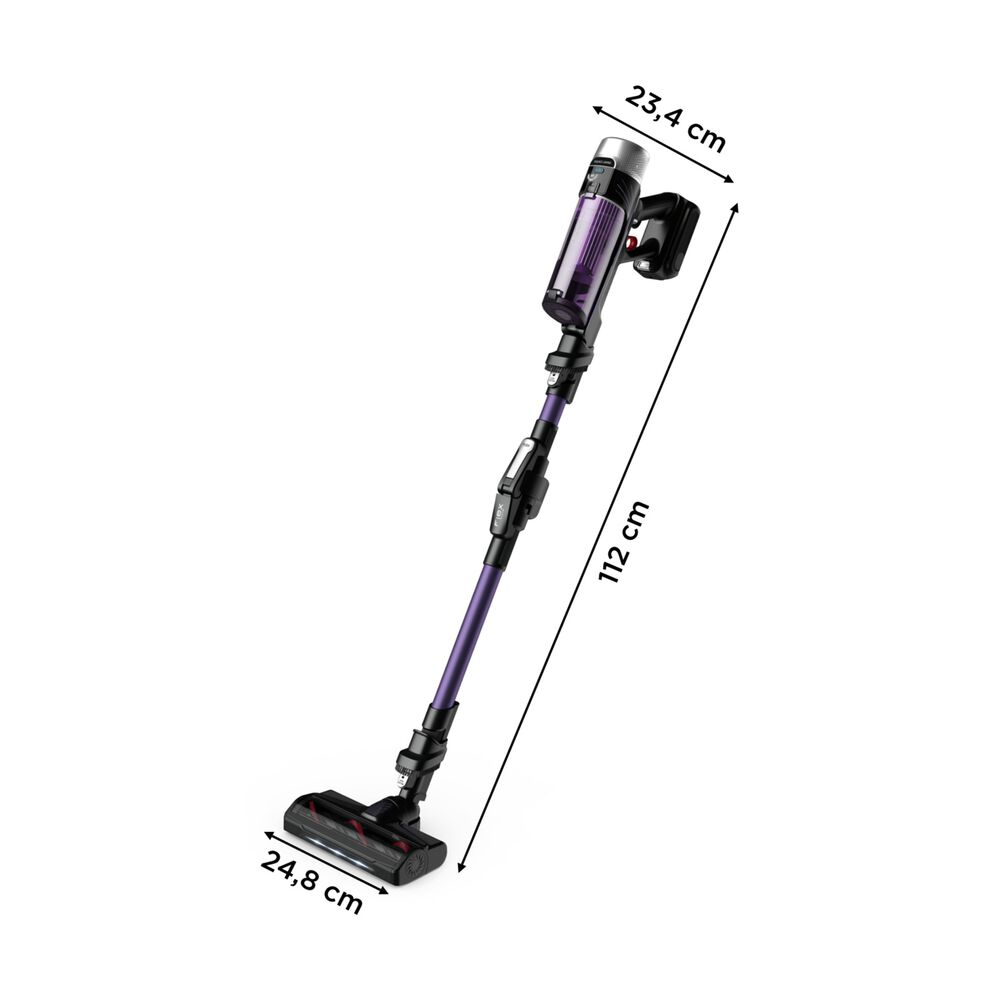 RH2039 scopa elettrica senza filo, Senza sacco, 200 W, image number 6