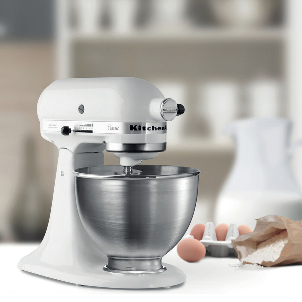  IMPASTATRICE PLANETARIA KITCHENAID 5K45SSEWH, capacit&agrave; della ciotola 4,28 l, 275 W, CLASSIC BIANCO, image number 7