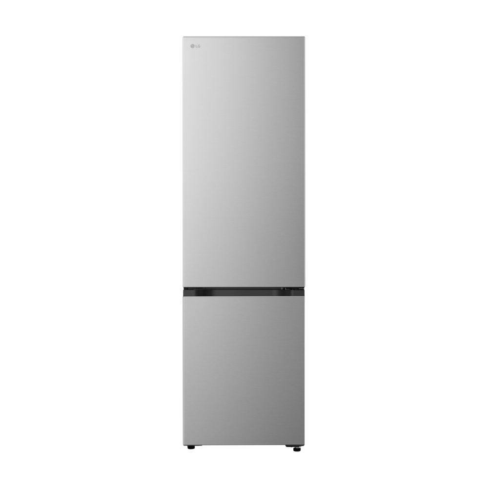 FRIGORIFERO COMBINATO LG GBBSJ20DPY, Capacit&agrave; netta totale 375 l, Rumorosit&agrave;: 35 dB(A), LAN wireless, 2 ripiani, Dimensioni: L 59,7 cm A 203 cm P 67,4 cm, Prime Silver, Classe D - PRMG GRADING ROBN - 10%, image number 0