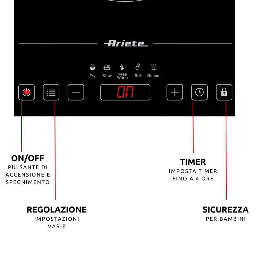 PIASTRA INDUZIONE SINGOLA, image number 1