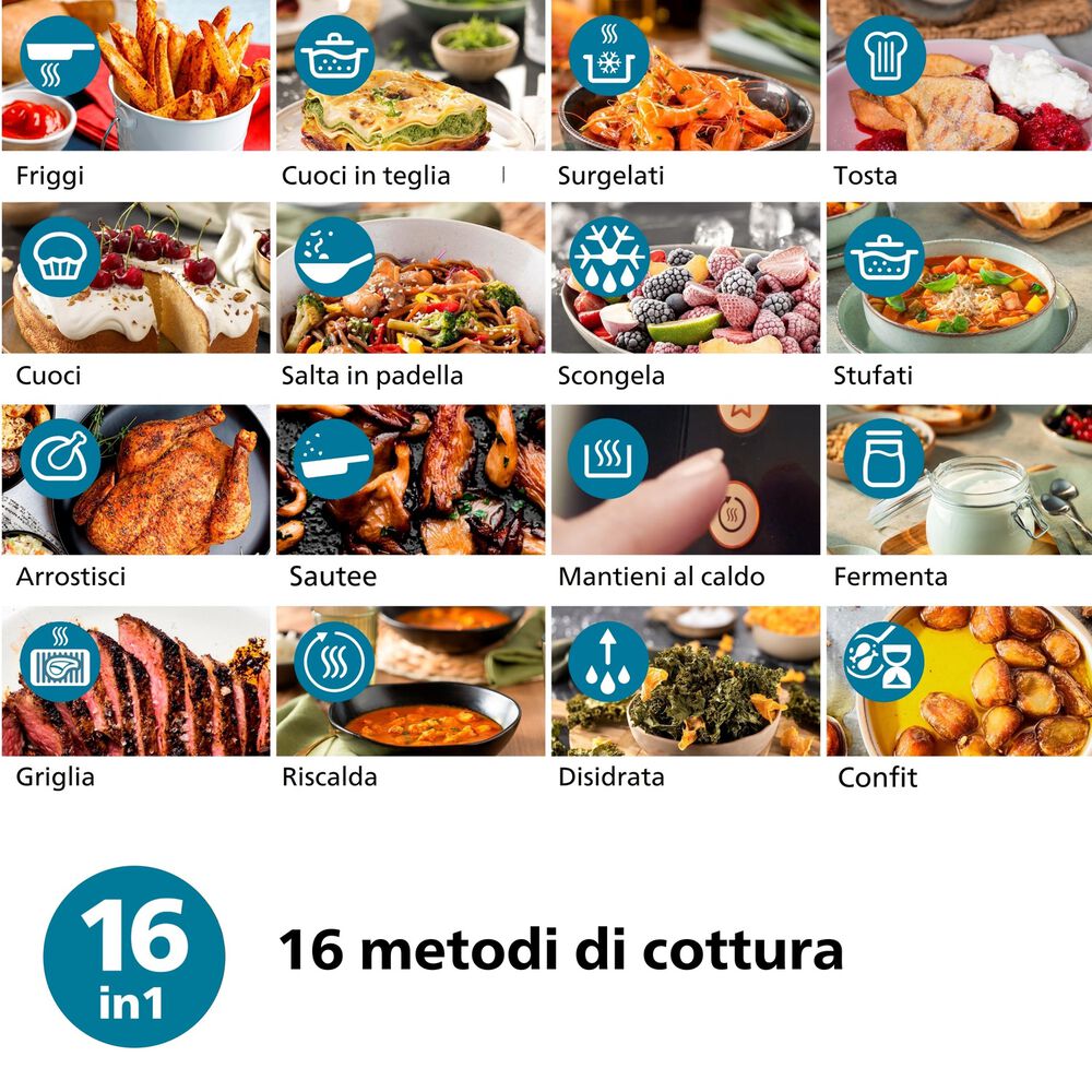 Airfryer Serie 3000 da 4.2L NA322/00 FRIGGITRICE AD ARIA, capacit&agrave; 4,2 l, Max potenza 1400 W, 12 programmi, da 40 &deg;C a 200 &deg;C, Nero/Bronzo - PRMG GRADING OOCN - 15%, image number 12