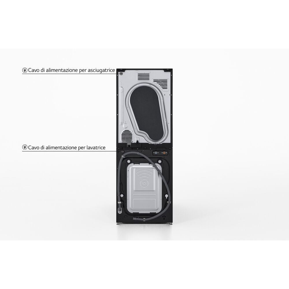 WashTower WT1210BBF LAVASCIUGA, Caricamento frontale, capacit&agrave; lavaggio 12 kg, capacit&agrave; asciugatura 10 kg, 10 programmi, Profondit&agrave; 66 cm, Giri 1400 rpm, Platinum Black, Classe A - PRMG GRADING ROCN - 14.99%, image number 4