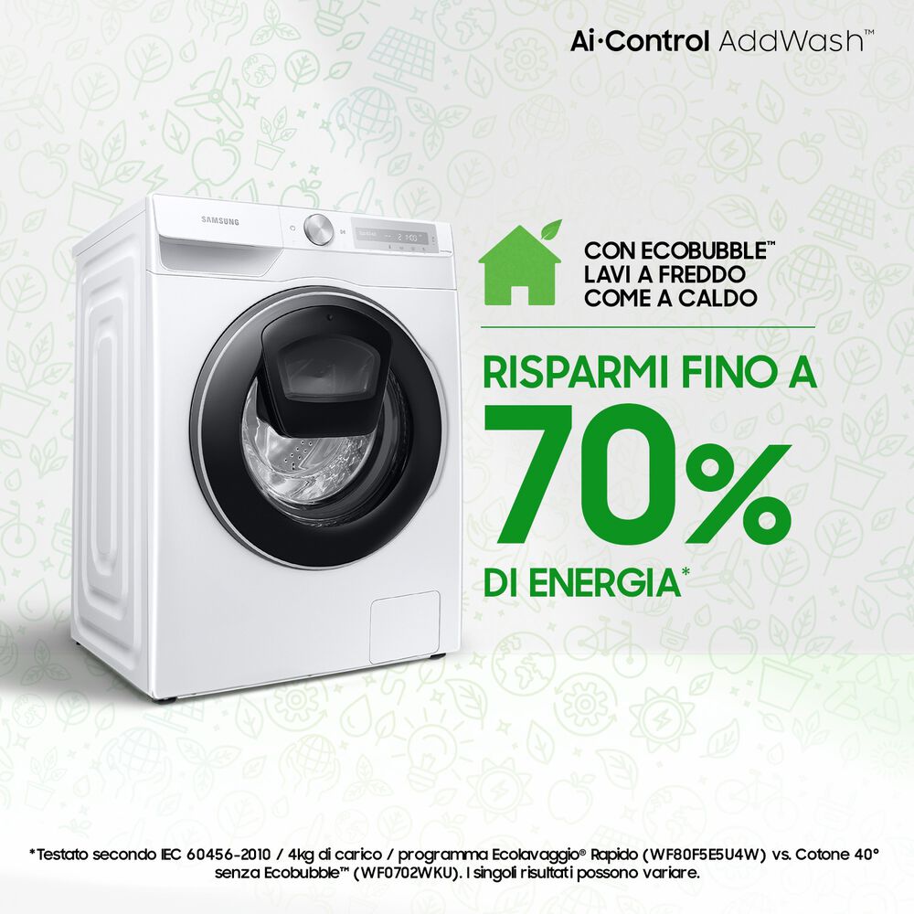 WW90T684DLH ADDWASH LAVATRICE, Caricamento frontale, 9 kg, 55 cm, Classe A, image number 6