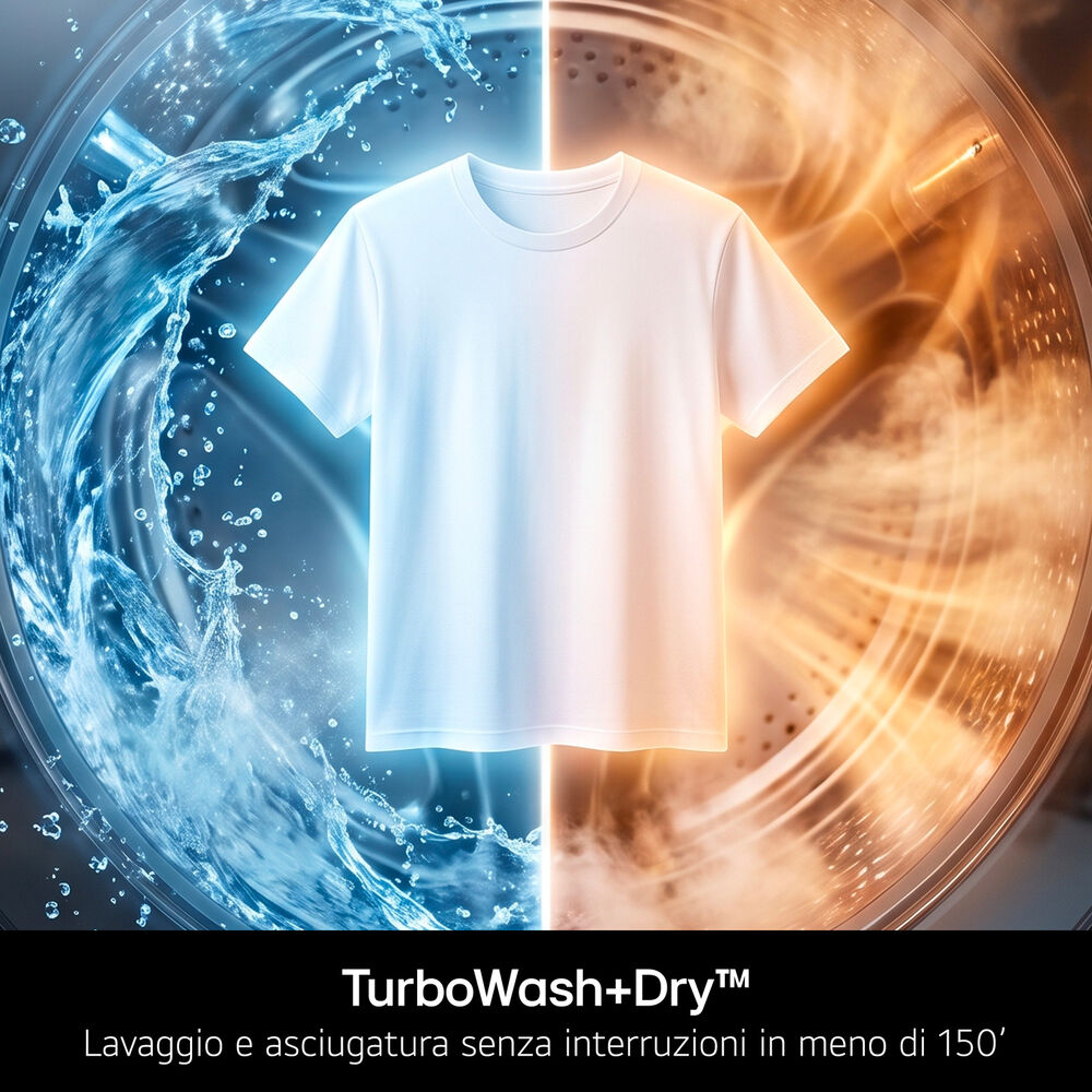WashTower WT1210BBF LAVASCIUGA, Caricamento frontale, capacit&agrave; lavaggio 12 kg, capacit&agrave; asciugatura 10 kg, 10 programmi, Profondit&agrave; 66 cm, Giri 1400 rpm, Platinum Black, Classe A - PRMG GRADING ROCN - 14.99%, image number 30