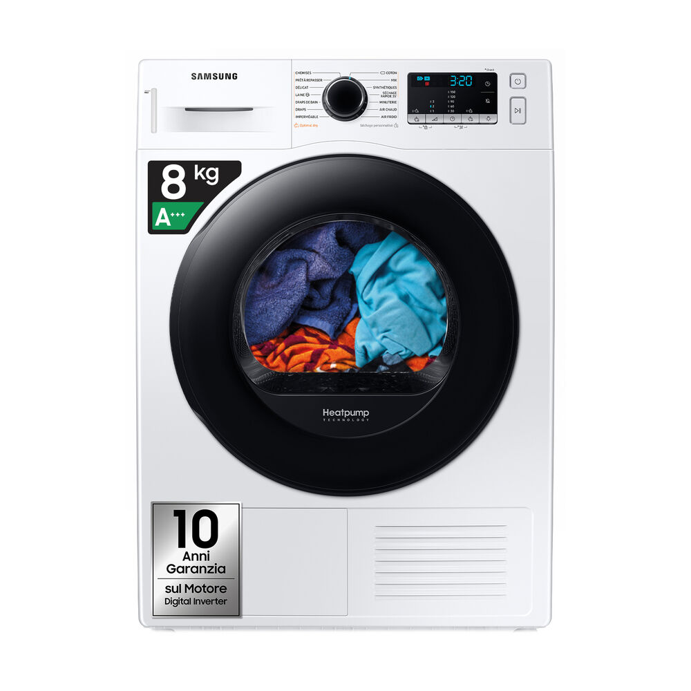 DV80TA220AE/ET asciugatrice, 8 kg, Classe A+++, image number 0