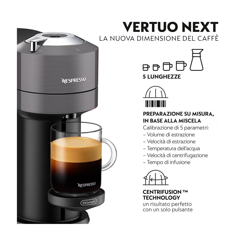 DE LONGHI ENV120.GY MACCHINA CAFF&Egrave; CAPSULE, Dark grey, image number 1