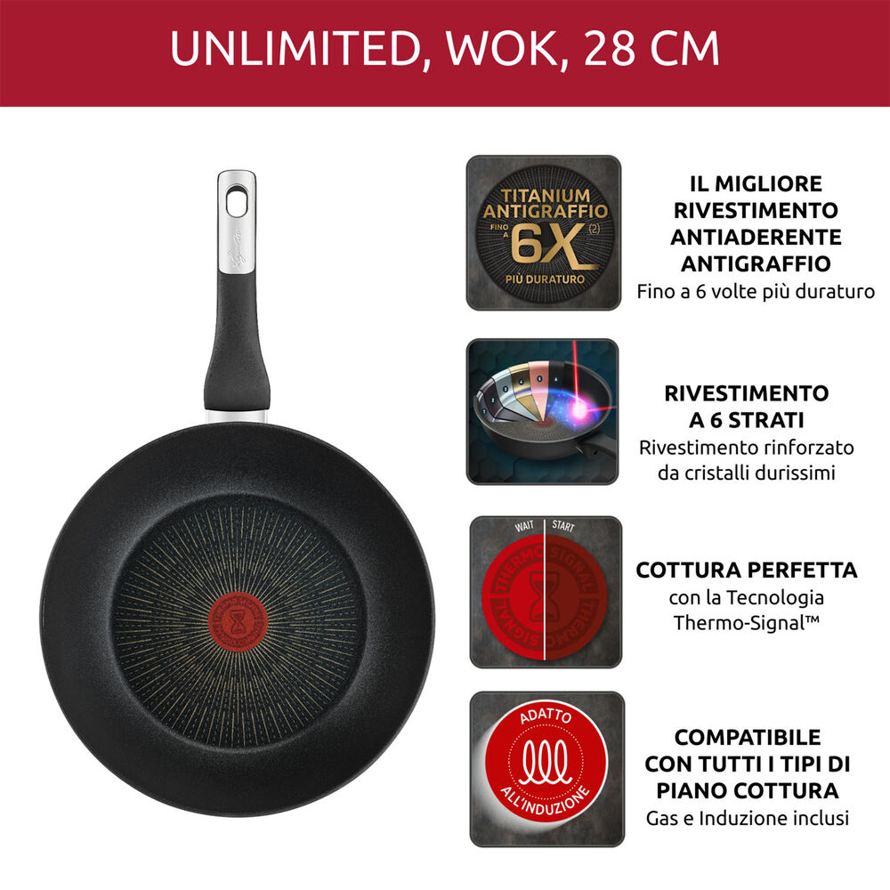Unlimited wok 28 cm, image number 1