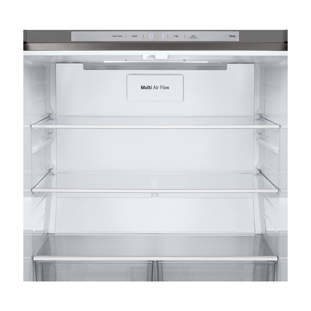Frigorifero americano LG GMB860PYDE, Sistema Multi Flow: S&igrave;; Sistema raffreddamento frigorifero: No Frost; Sistema raffreddamento congelatore: No Frost, Capacit&agrave; netta totale 530 l, Rumorosit&agrave;: 40 dB(A), LAN wireless, Dimensioni: L 835 cm A 178 cm P 730 cm, Silver, Classe E  - PRMG GRADING ROAN - 5%, image number 12