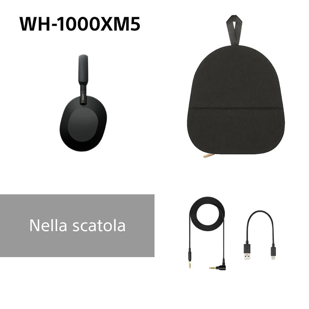 WH1000XM5B CUFFIE WIRELESS, black, image number 7