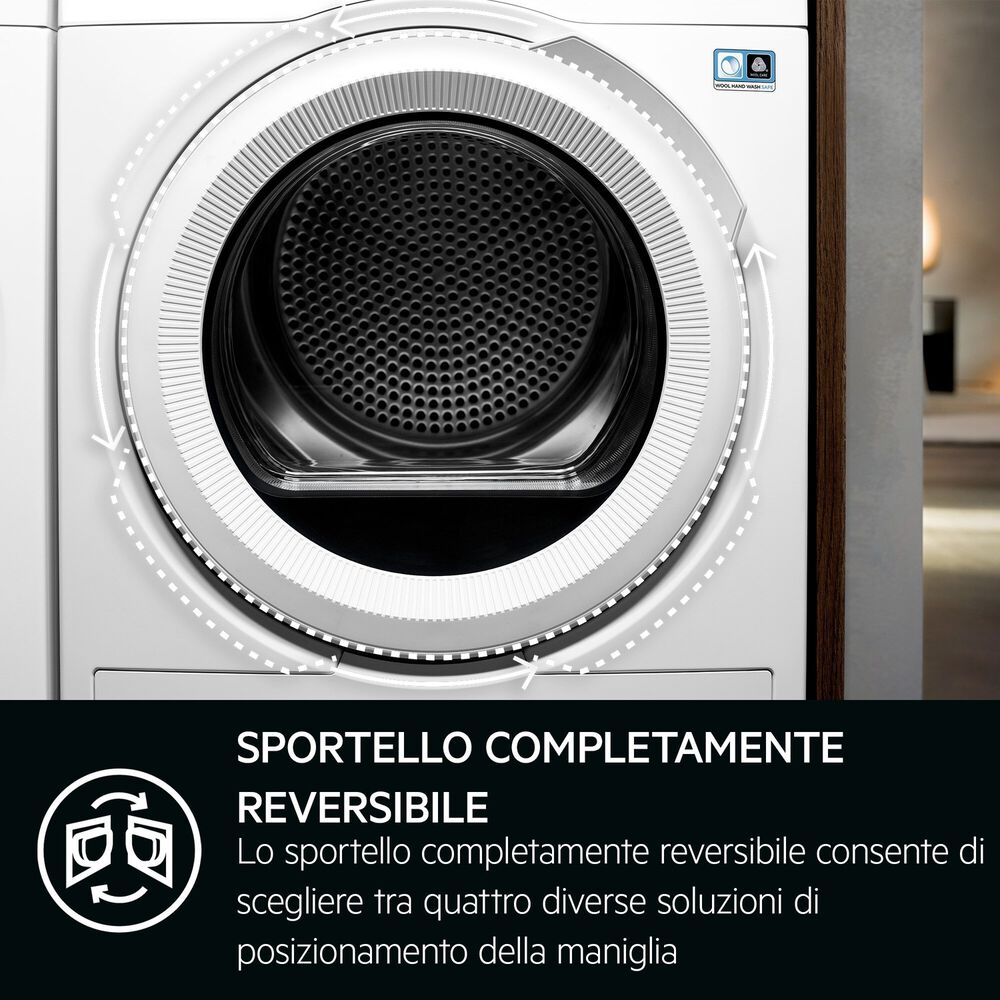 Asciugatrice AEG TR7HG8C, a pompa di calore, 8 kg, profondit&agrave; 63,8 cm,&nbsp; funzione refresh MixDry,&nbsp; Eco, Stiro facile, Classe C - PRMG GRADING RKBN - 15%, image number 6