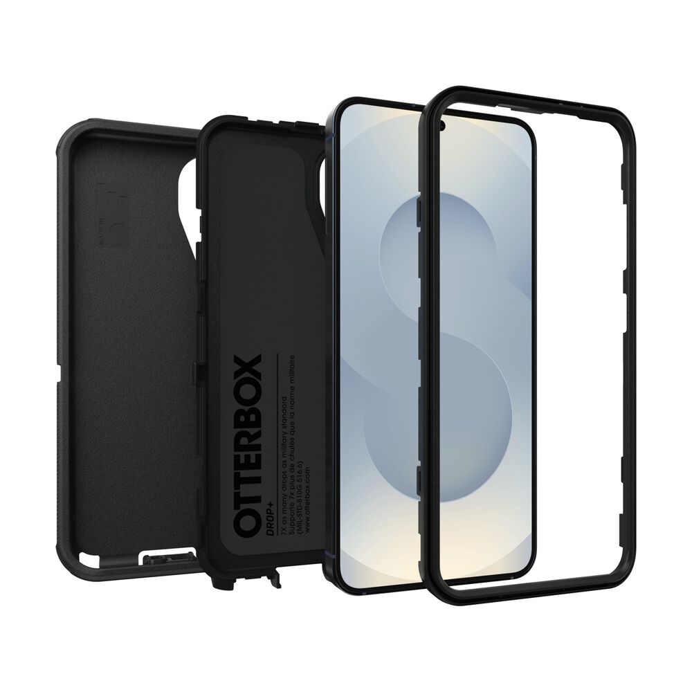 OTTERBOX Defender Series Cover per Samsung Galaxy S24/25,antiurto e resistente alle cadute, testata 7x norme MIL-STD 810G, Nero - PRMG GRADING OOBN - 10%, image number 2