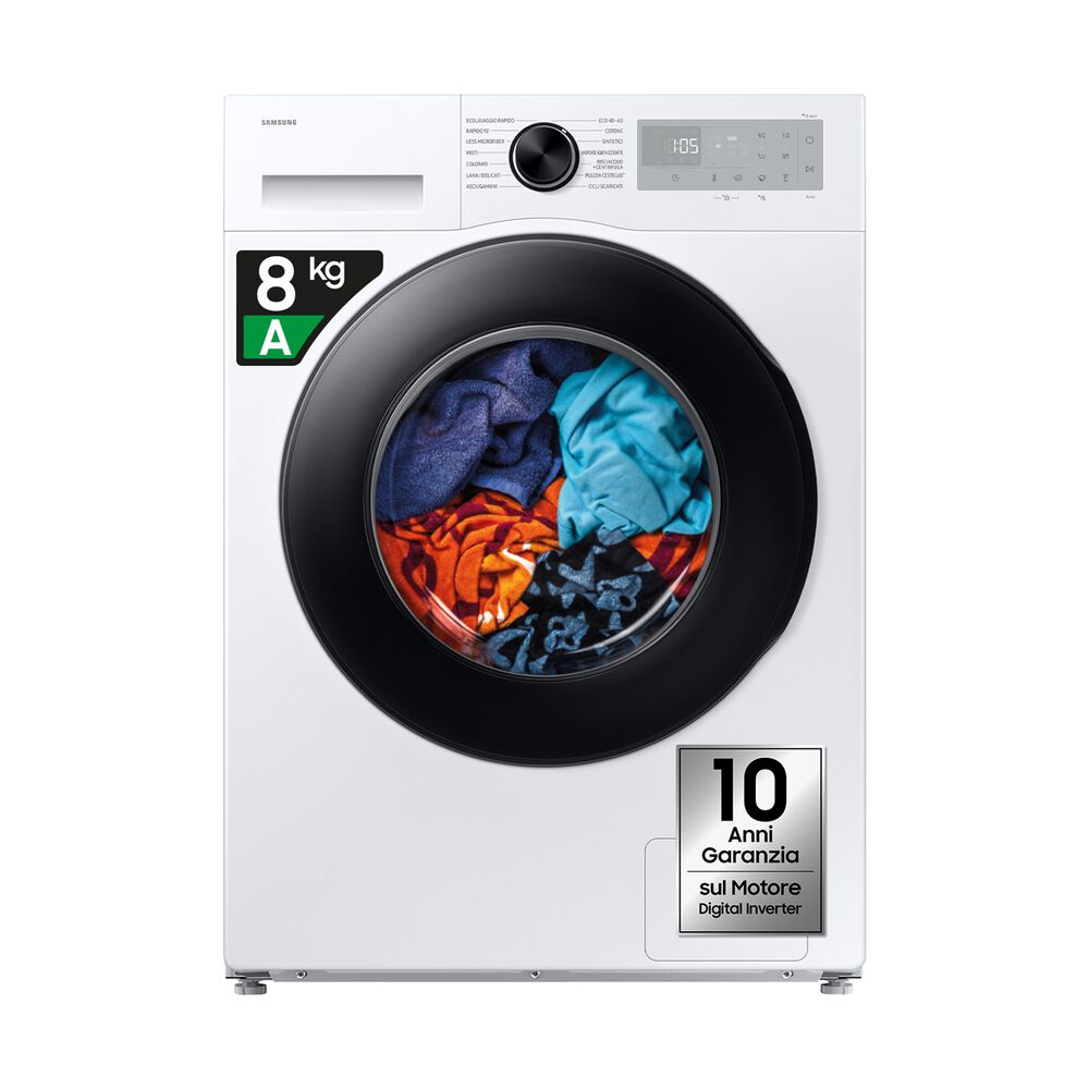WW80FG5L32AHET LAVATRICE SLIM, Caricamento frontale, 8 kg, 14 programmi, Profondit&agrave; 47 cm, Giri 1200 rpm, Bianco, livello rumorosit&agrave; centrifuga 72 dB(A), Classe A - PRMG GRADING ROBN - 10%, image number 0