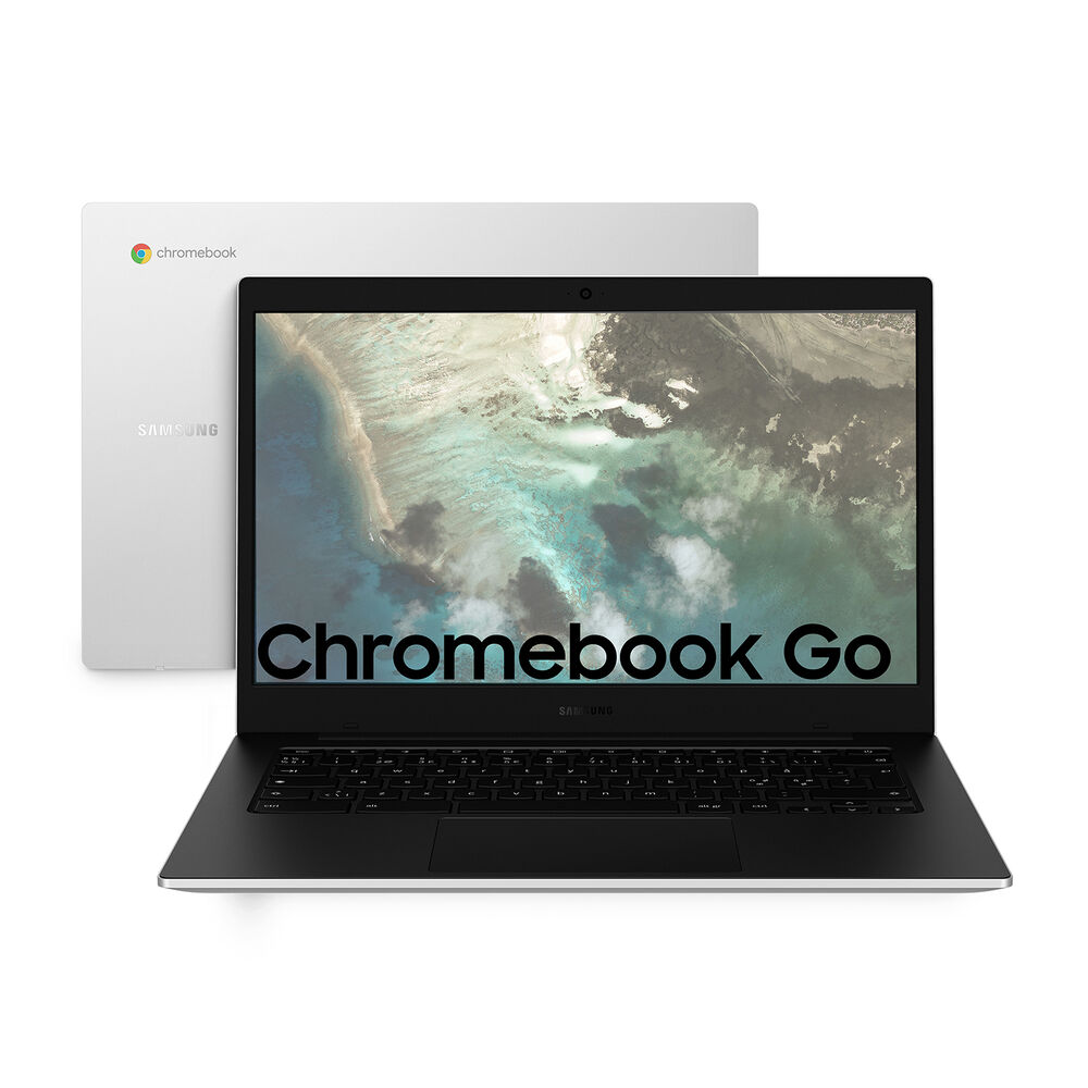 Galaxy Chromebook Go, 14 pollici, processore Intel® Celeron®, INTEL UHD Graphics, 4 GB, eMMC, Silver, image number 0