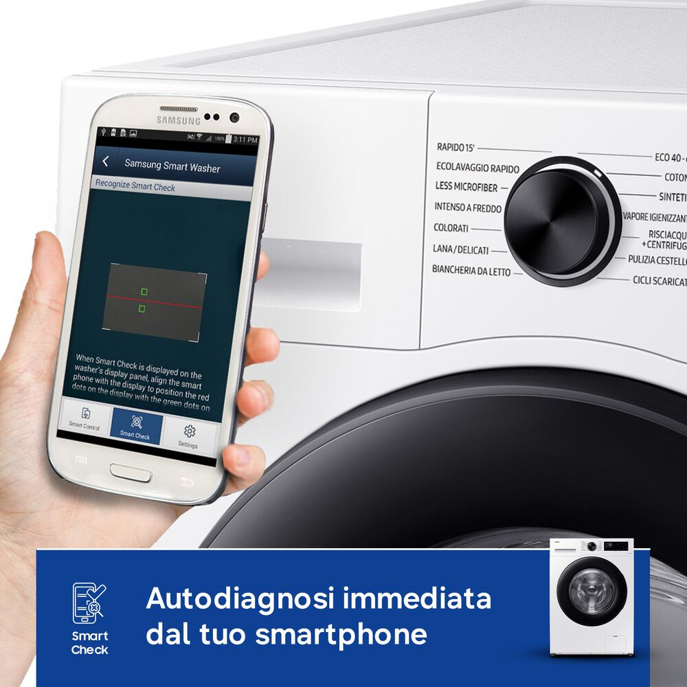 WW11DG5B25AEET LAVATRICE, Caricamento frontale, 11 kg, 14 programmi, Profondit&agrave; 60 cm, Giri 1400 rpm, Bianco, livello rumorosit&agrave; centrifuga 72 dB(A), Classe A, image number 8