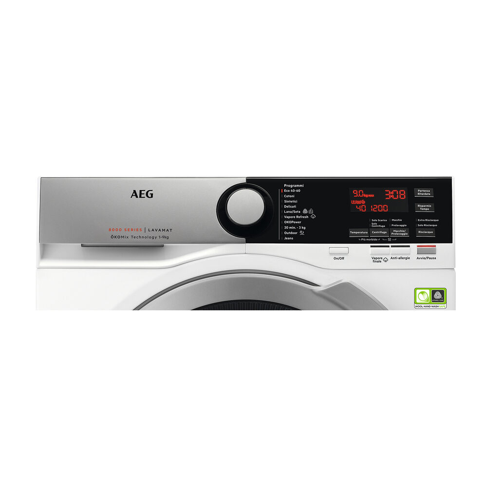L8FEE96SC LAVATRICE, Caricamento frontale, 9 kg, 63,1 cm, Classe A, image number 1