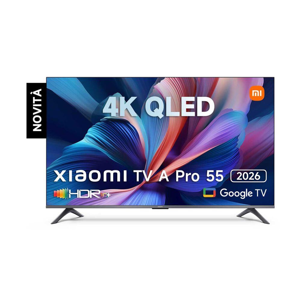 XIAOMI A55 PRO, Smart TV 55", LCD 4K QLED, Dolby Audio, Google TV, Netflix,&nbsp; 120 Hz, Cornice Ultrasottile - PRMG GRADING OOBN - 10%, image number 0