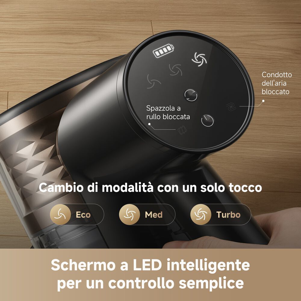 SCOPA ELETTRICA DREAME R10s Lite, Potenza Max 250 W, Autonomia fino a 45 min, Contenitore polvere fino a 0,5 l - PRMG GRADING OOCN - 15%, image number 5