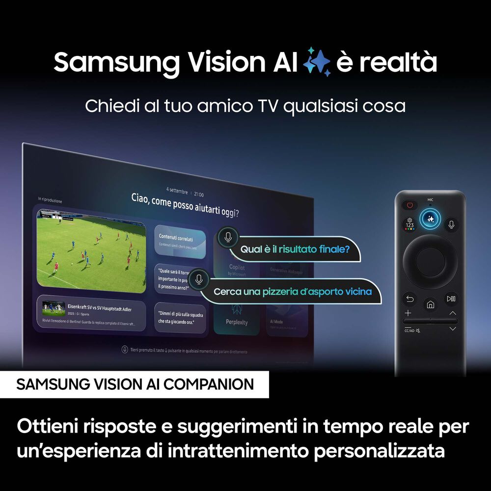 QE85QN70FAUXZT, Smart TV Neo QLED 85'', Vision AI, 4K Mini LED, Processore NQ4 AI Gen2,&nbsp;4K AI Upscaling, Motion Xcelerator 144Hz, Neo Quantum HDR, OTS Lite, AirSlim Design  - PRMG GRADING ROAN - 5%, image number 1