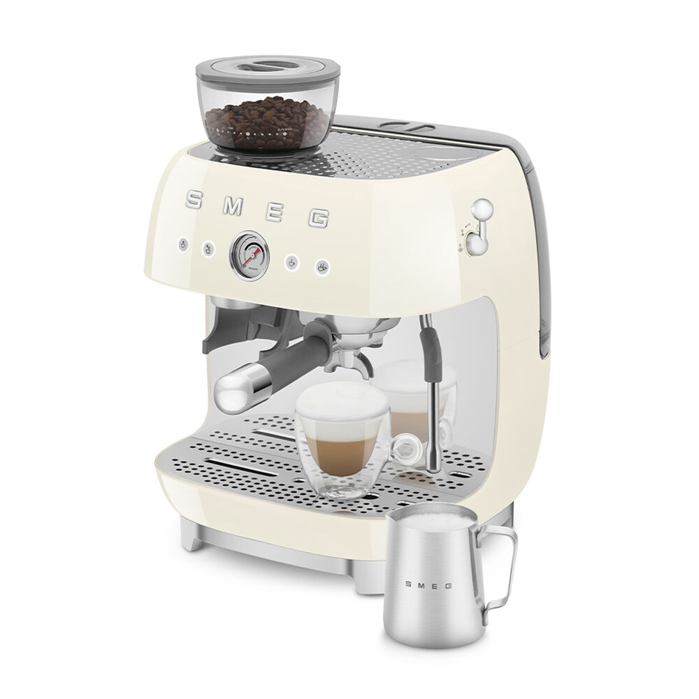 MACCHINA CAFF&Eacute; EGF03CREU, Compatibile con Grani e macinato, Pressione pompa 15 bar, Potenza 1650 W, Serbatoio acqua 2,4 l, crema - PRMG GRADING ROCN - 15%, image number 2