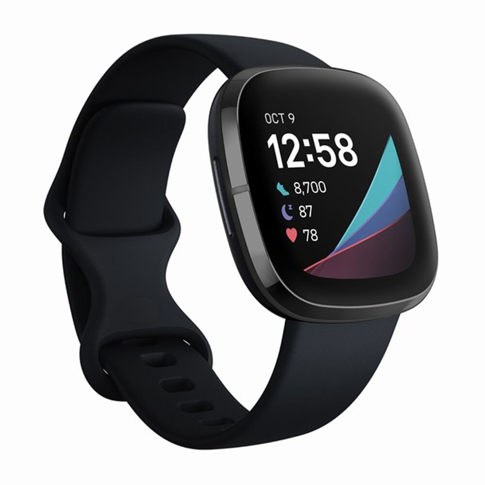 SMARTWATCH FITBIT SENSE CARBONE, image number 1