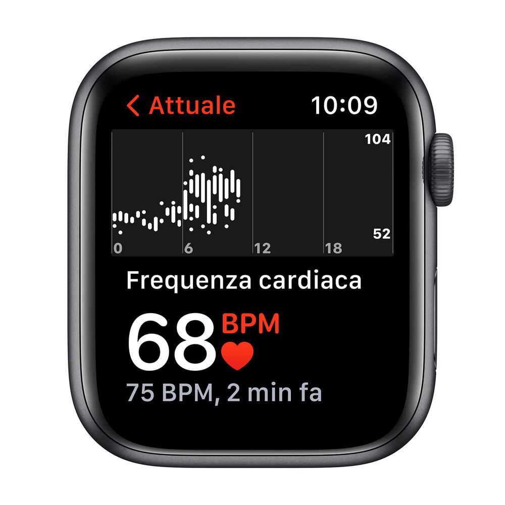 Watch SE GPS 44mm in alluminio grigio siderale - Sport Mezzanotte (1ª Generazione), image number 3