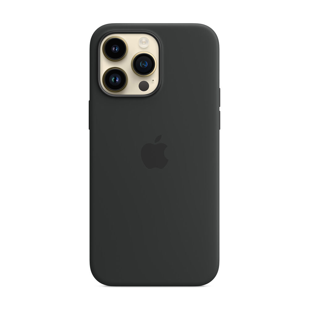 Custodia MagSafe in silicone per iPhone 14 Pro Max - Mezzanotte, image number 1