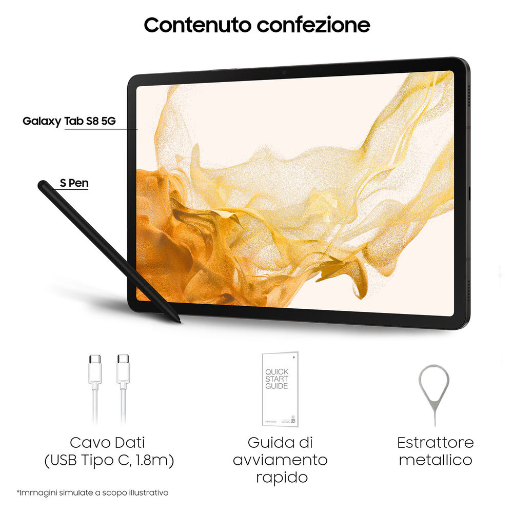 GALAXY TAB S8 5G 11'' 128, image number 6