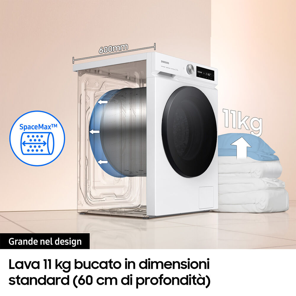 WW11BB744DGBS3 LAVATRICE, Caricamento frontale, 11 kg, 60 cm, Classe A, image number 8