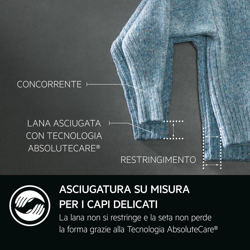 Asciugatrice AEG TR8HH9B, a pompa di calore, 9 Kg, profondit&agrave; 63,6 cm, programma Hygiene, Sistema filtrante: Easy Flow, Classe B - PRMG GRADING ROBN - 10%, image number 7