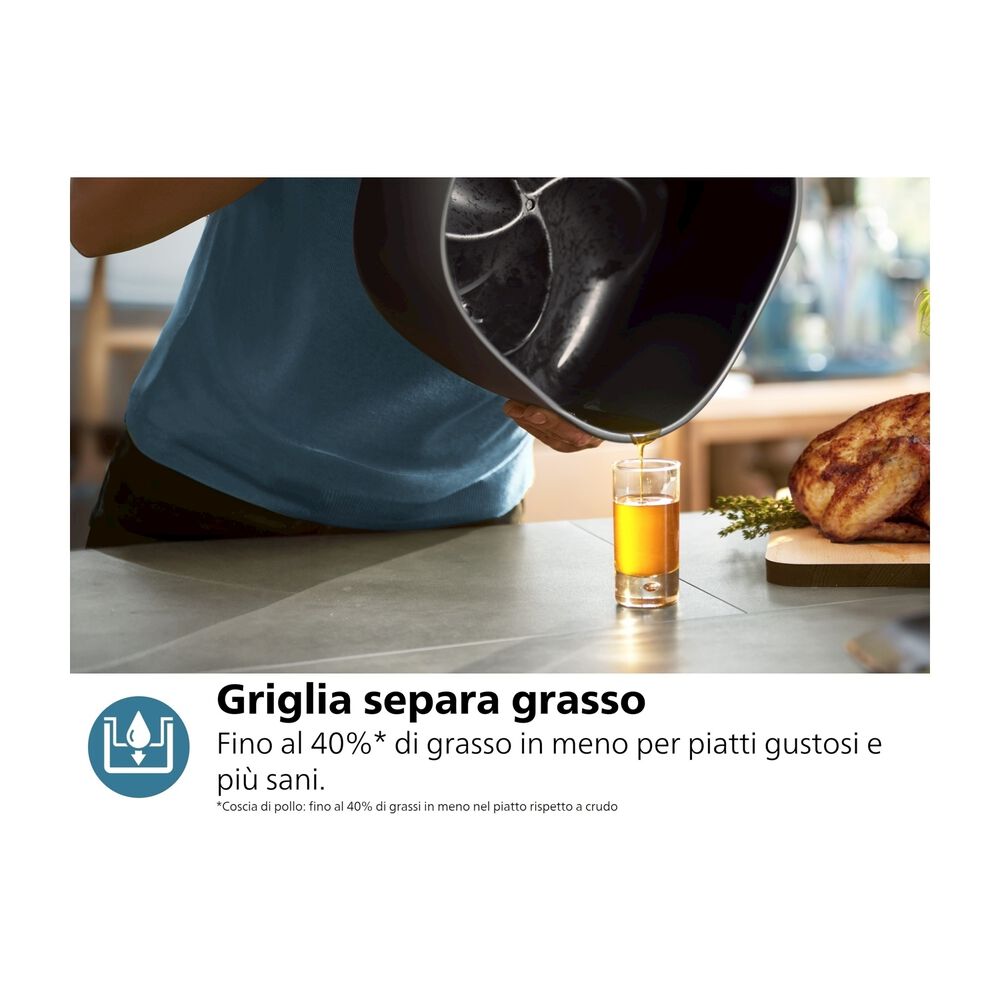 Airfryer Serie 5000 da 9L cottura vapore NA555/00, image number 14