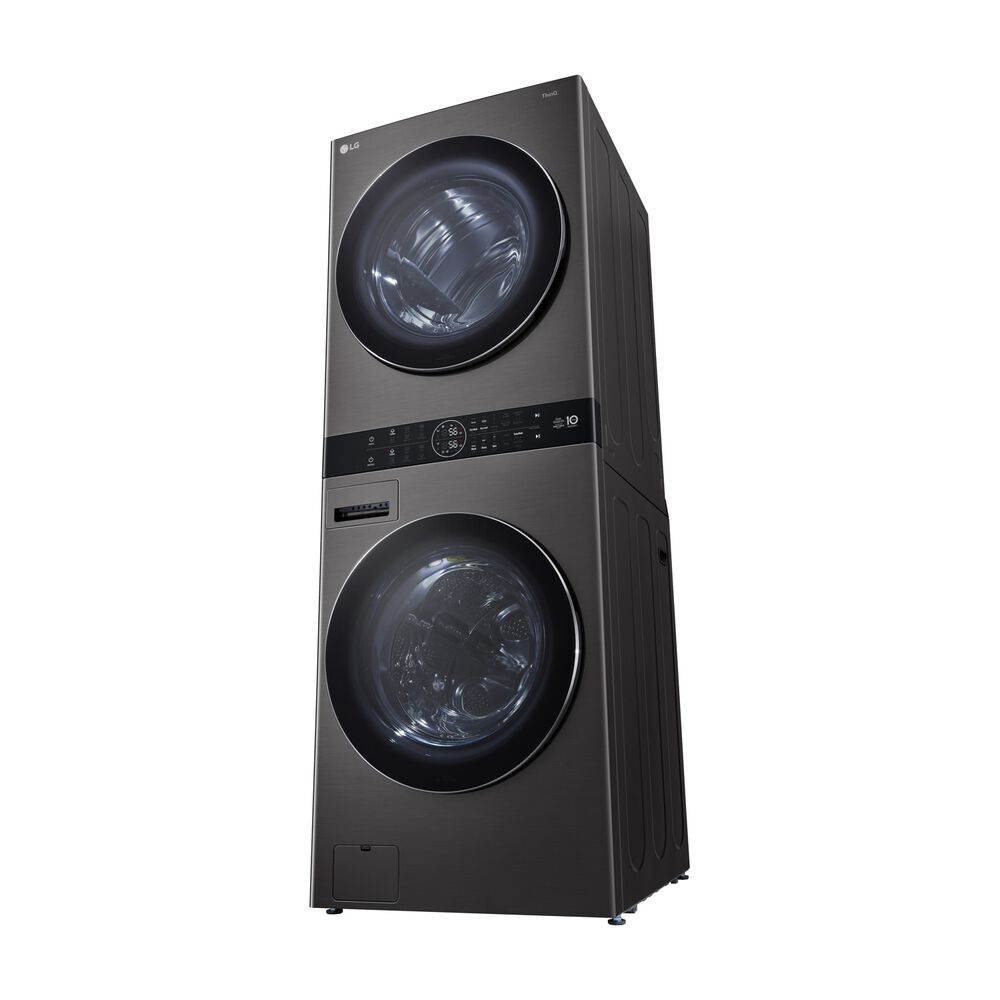 LG WT1716BBF LAVASCIUGA, Caricamento frontale, capacit&agrave; lavaggio 17 kg, capacit&agrave; asciugatura 16 kg, 6 programmi, Profondit&agrave; 77 cm, Giri 1100 rpm, Essence Black Steel, Classe E - PRMG GRADING ROBN - 10%, image number 6
