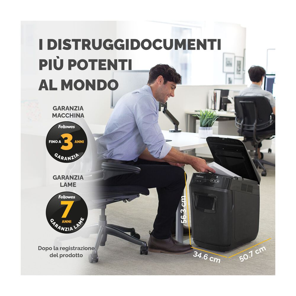 DISTRUGGI DOCUMENTI FELLOWES AUTOMAX 200C, image number 8