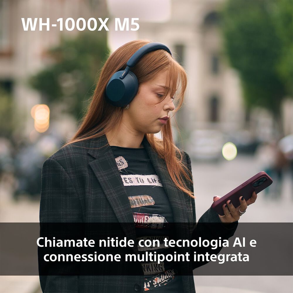 WH1000XM5L CUFFIE WIRELESS, blue, image number 6