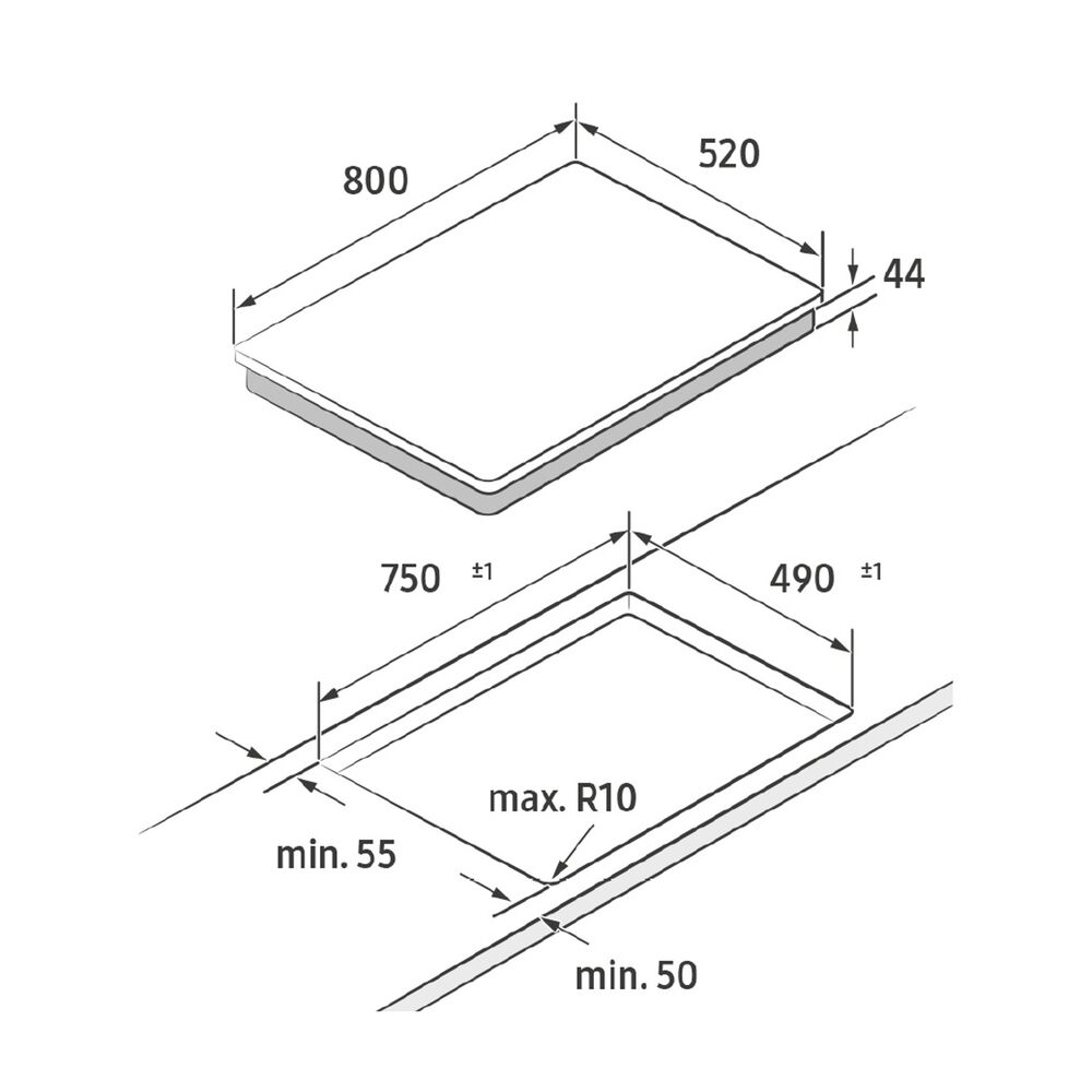 SAMSUNG NZ85C5047FK/U1 PIANO COTTURA A INDUZIONE, 5 zone di cottura, dimensioni: L 80 cm, P 52 cm, Nero - PRMG GRADING RKCN - 15%, image number 5