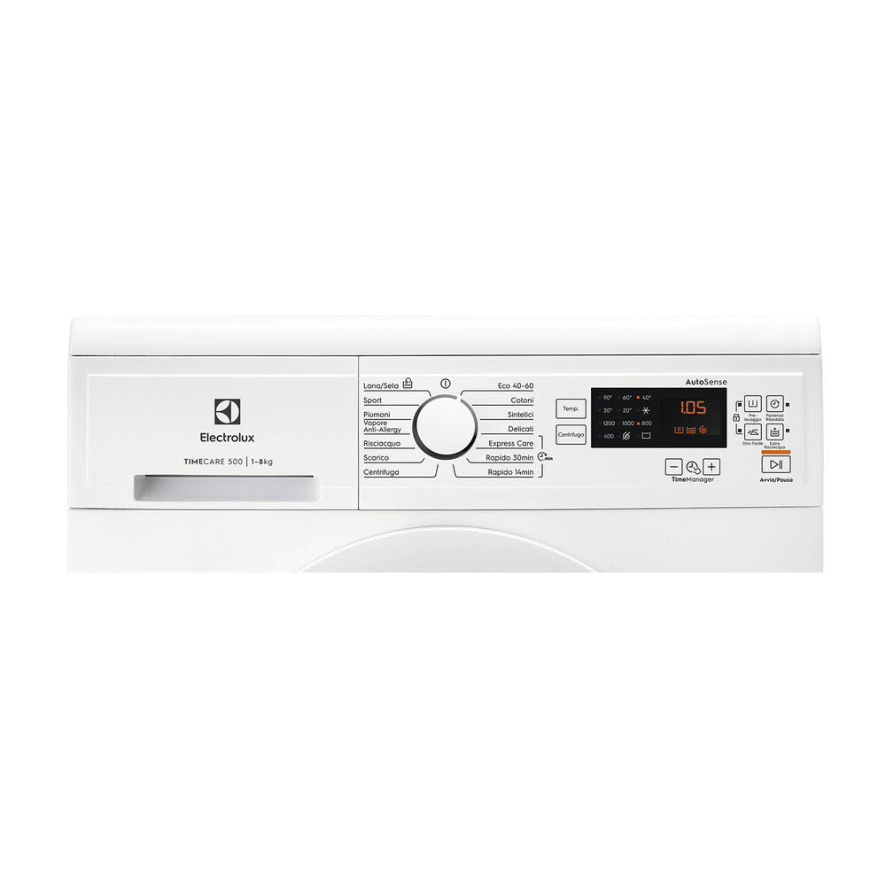 EW2F5820WN LAVATRICE, Caricamento frontale, 8 kg, 54 cm, Classe C, image number 1