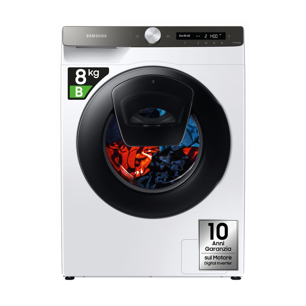 WW80T554DAT/S3 LAVATRICE, Caricamento frontale, 8 kg, 55 cm, Classe B, image number 0