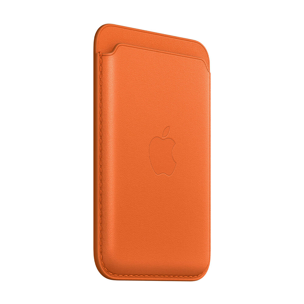 Portafoglio MagSafe in pelle per iPhone - Arancione, image number 2