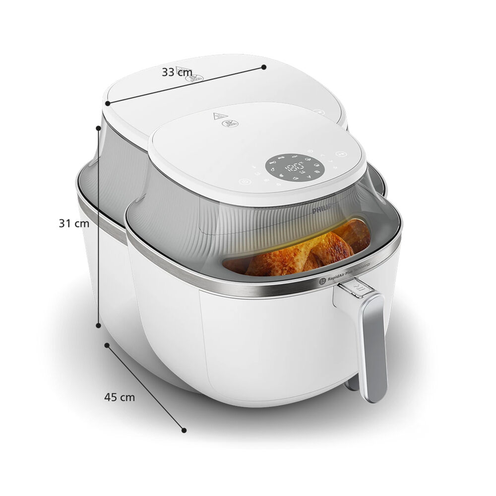 Airfryer Serie 3000 da 7.2L NA341/10, image number 4