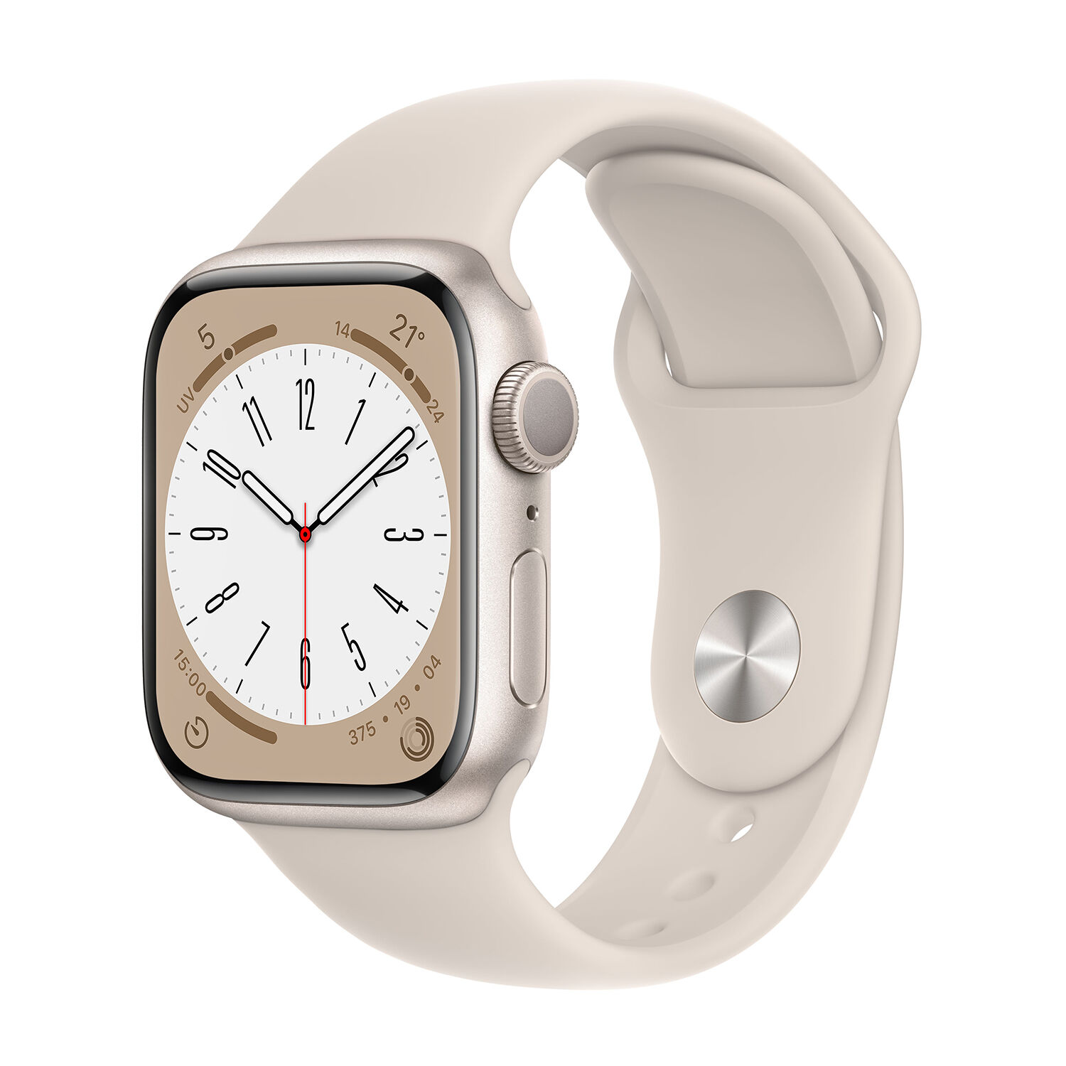 APPLE Watch Series 8 GPS 41mm Cassa in alluminio color galassia