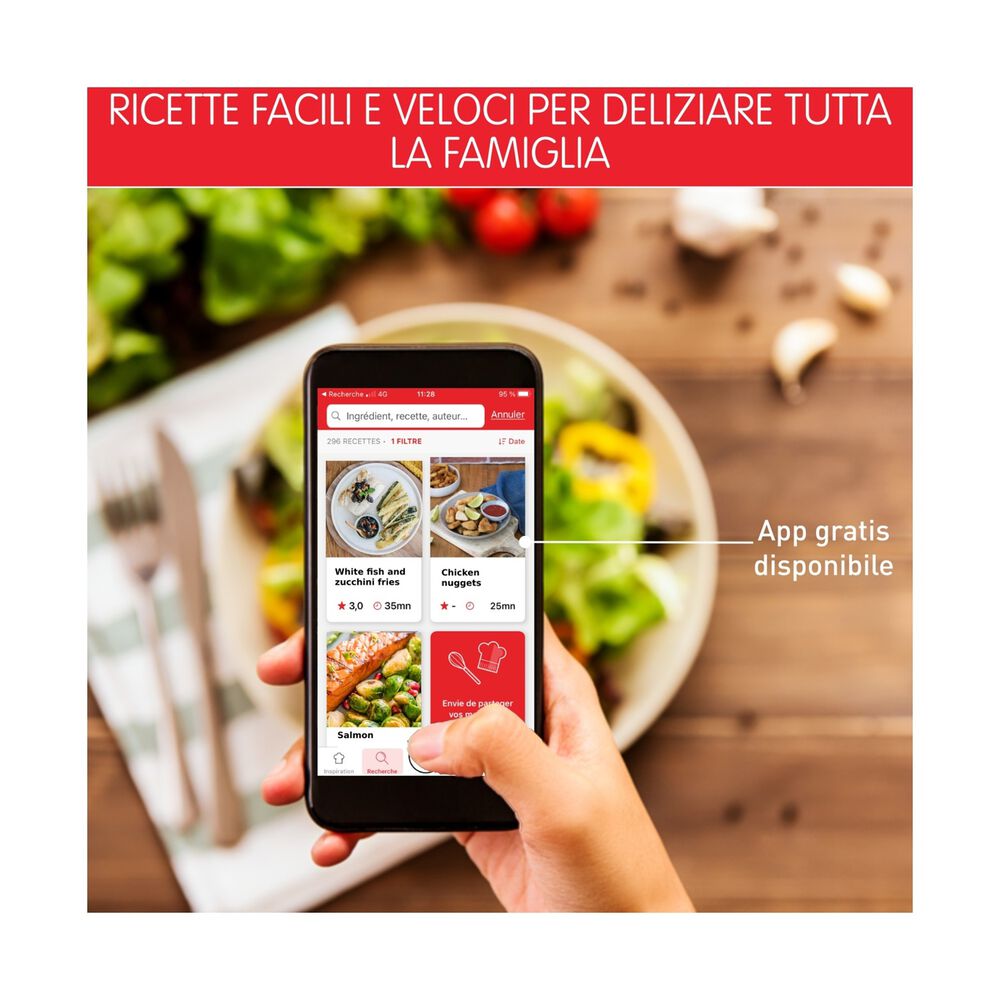 FRIGGITRICE AD ARIA MOULINEX EASY FRY&GRILL EZ5058, image number 5