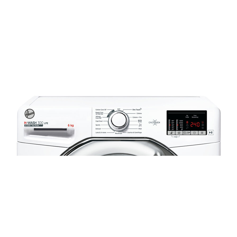 H3W34 262DCE-11 LAVATRICE SLIM, Caricamento frontale, 6 kg, 38 cm, Classe D, image number 2