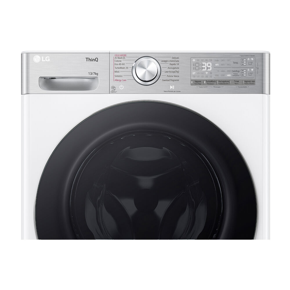 D4R9513TPWC AI DD LAVASCIUGA, Caricamento frontale, capacit&agrave; lavaggio 13 kg, capacit&agrave; asciugatura 7 kg, 14 programmi, Profondit&agrave; 61,5 cm, Giri 1400 rpm, White, Classe D - PRMG GRADING ROBN - 10%, image number 14