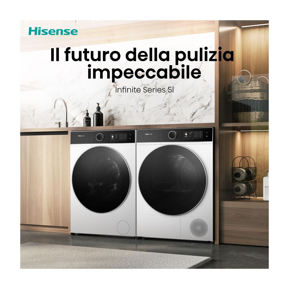 WF5I1045BWQ LAVATRICE, Caricamento frontale, 10,5 kg, 18 programmi, Profondit&agrave; 55 cm, Giri 1400 rpm, Bianco, livello rumorosit&agrave; centrifuga 72 dB(A), Classe A - PRMG GRADING ROBN - 10%, image number 17
