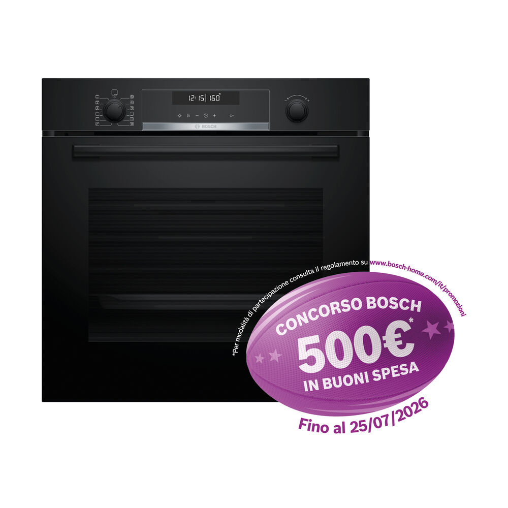 BOSCH HBG578BB3 FORNO INCASSO Capacit&agrave; 71 l, dimensoni: L 59,4 cm-A 59,5 cm-P 54,8 cm, Nero, classe A+ - PRMG GRADING ROBN - 10%, image number 0
