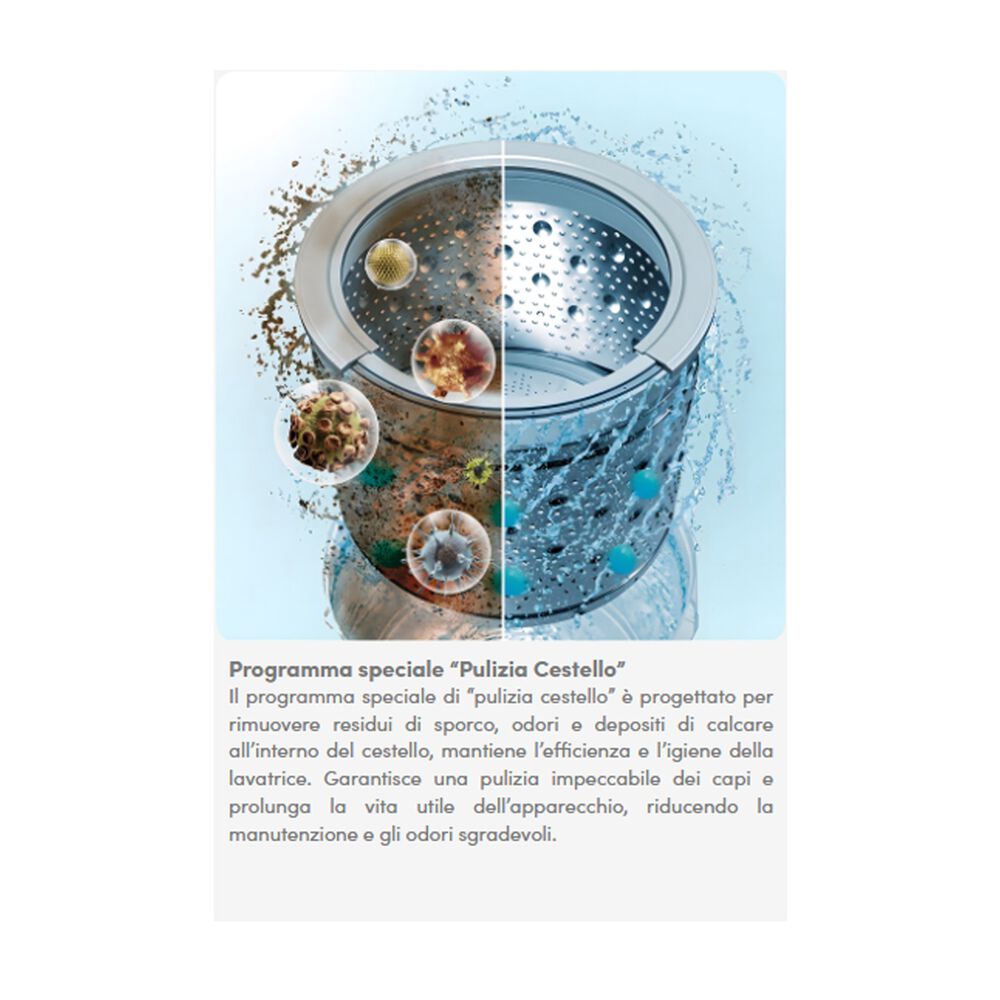 DAYA DHW812IVA3   LAVATRICE, Caricamento frontale, 8 kg, 15 programmi, Profondit&agrave; 54 cm, Giri 1200 rpm, Bianco, livello rumorosit&agrave; centrifuga 74 dB(A), Classe A  - PRMG GRADING ROAN - 5%, image number 9