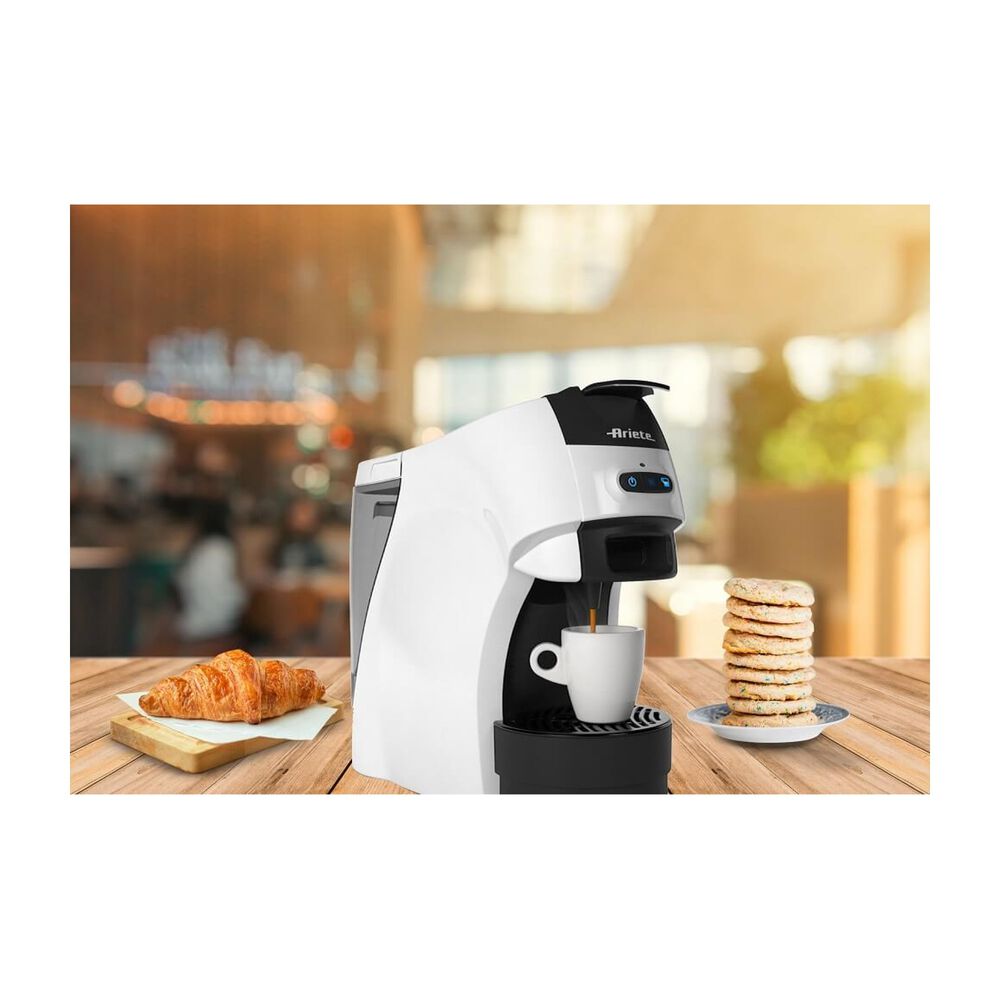 M/CAFFE' ESPRESSO ARIETE MAC CAFFE'POLV/CIALDA ESE, 1100 W, BIANCO-NERA, image number 1