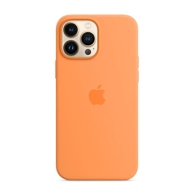 Custodia MagSafe in silicone per iPhone 13 Pro Max - Giallo marigold