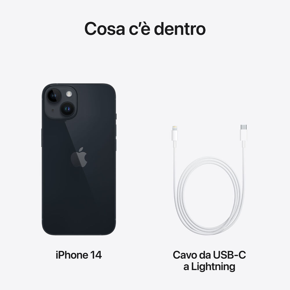 iPhone 14 128GB Mezzanotte, image number 9